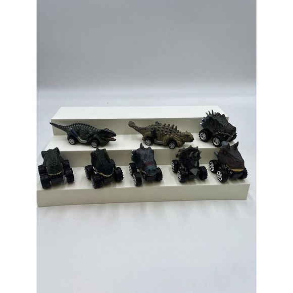 Lot 8 Dinosaur Shaped Toy Car Pull And Go Kid Gift Dino Toy Children Unbranded - Picture 1 of 9